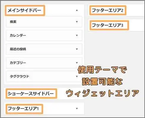 ウィジェット_設置可能エリア