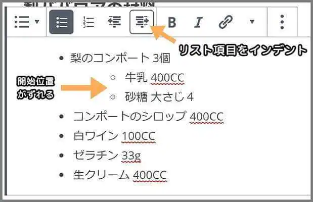 リスト項目_インデント
