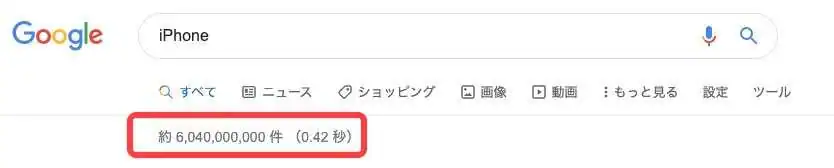 iPhoneのライバイサイトの数