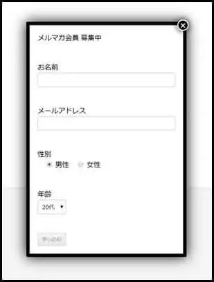 入力フォーム_ポップアップ