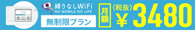 縛りなしWiFi