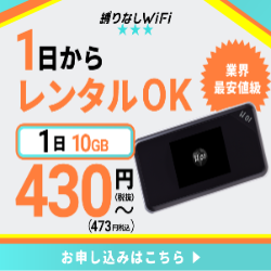 縛りなしWiFi短期レンタルプラン