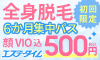 顔・VIO含む全身脱毛67か所_年パス500円