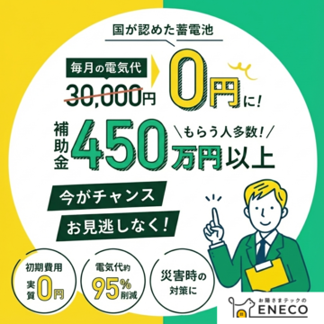 太陽光と蓄電池の導入なら【えねこ】