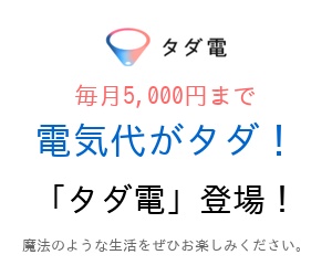 【タダ電】WEB申込＋電気供給完了