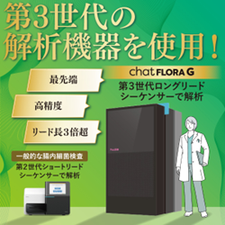 chatFLORA G【腸内フローラ検査】