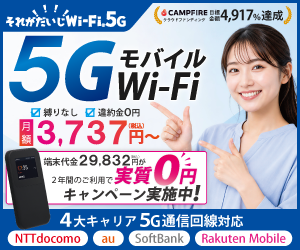 それがだいじWi-Fi 5G