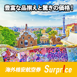 海外格安航空券【Surprice!】