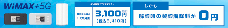 DTI WiMAX 2+ ギガ放題プラスプラン