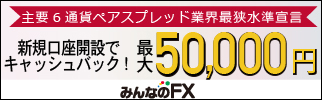 ドル円100万円キャッシュバック