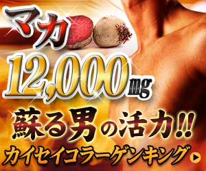 新発想!!マカ12000を末端までグングン送る活力系ドリンク【カイセイコラーゲンキング】