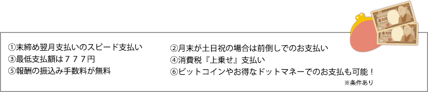 afbならアフィリエイトの報酬もすぐに・お得にもらえます